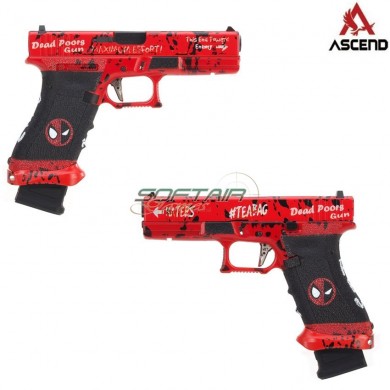 Pistola a gas g17 DEADPOOL custom ascend (asc-111073/asc450001)
