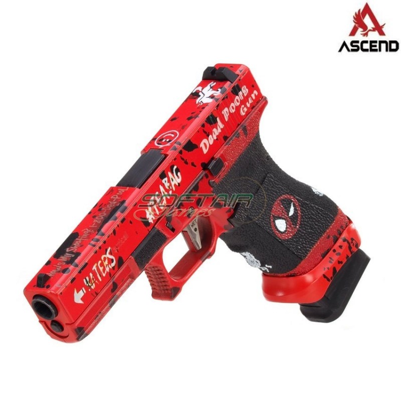 Gas gbb pistol g17 DEADPOOL custom ascend (asc-111073/asc450001)