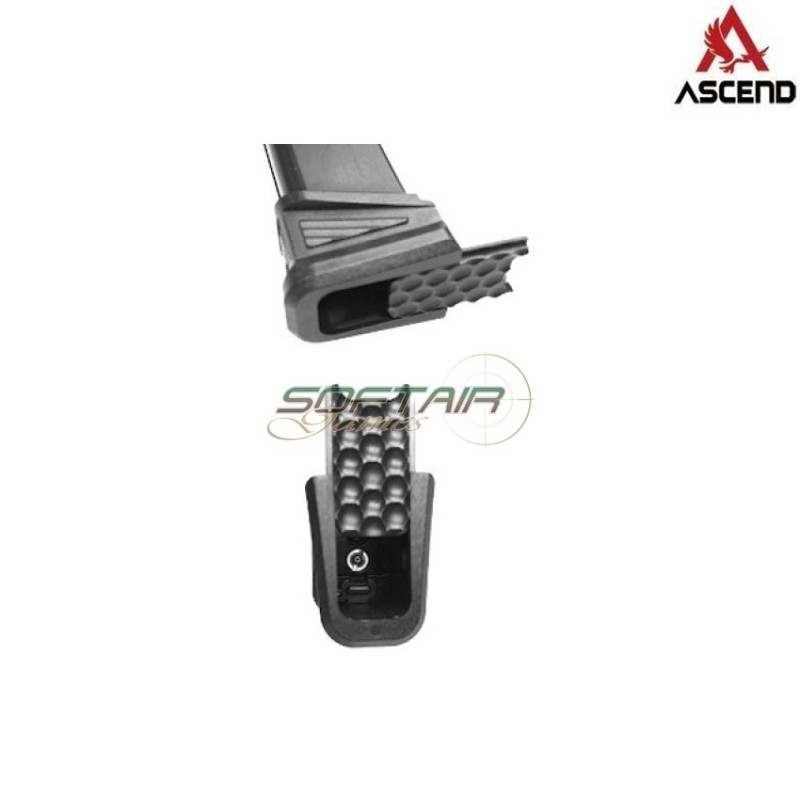 25bb black gas magazine for g17 deadpool ascend (asc-310777)
