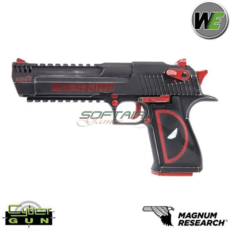 Pistola a gas DEADPOOL CUSTOM Desert eagle 50 SRMB cybergun we (we-111072)