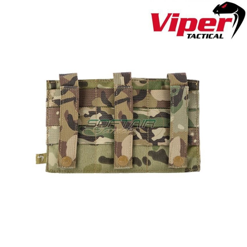 Tasca porta caricatori tripla elastica black viper tactical (vit-vtmagplblk)