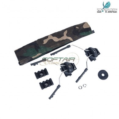 Helmet Rail Adapter Set Black Z-tactical (z046-bk)