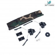 Helmet Rail Adapter Set Black Z-tactical (z046-bk)