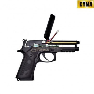 Pistola elettrica m9a3 black aep full set mosfet version cyma (cm-cm132up)