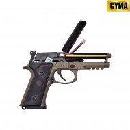 Electric pistol m9a3 tan aep full set mosfet version cyma (cm-cm132upt)