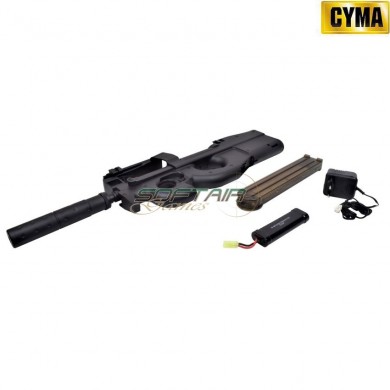 Fucile elettrico p90 silencer black cyma (cm060b)
