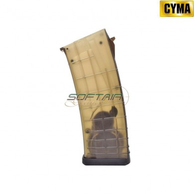 Hi-cap magazine clear 450bb for ak tactical bulgarian cyma (c106)
