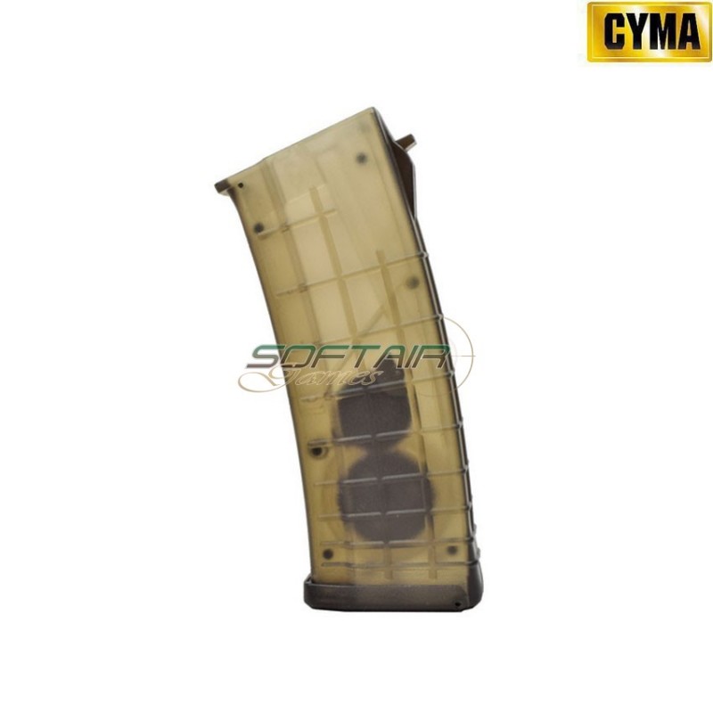 Caricatore clear flash maggiorato 360bb per ak tactical bulgarian cyma (c106l)