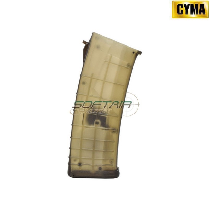 Hi-cap flash magazine clear 360bb for ak tactical bulgarian cyma (c106l)