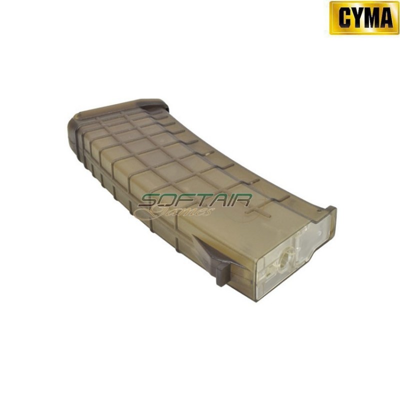 Hi-cap flash magazine clear 360bb for ak tactical bulgarian cyma (c106l)
