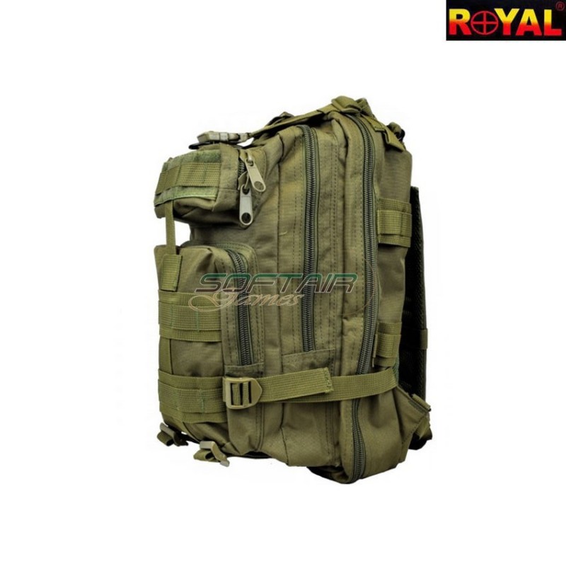 Zaino tattico 25 litri green royal (bk-504v)