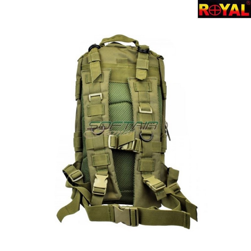 Tactical backpack 25 liters green royal (bk-504v)