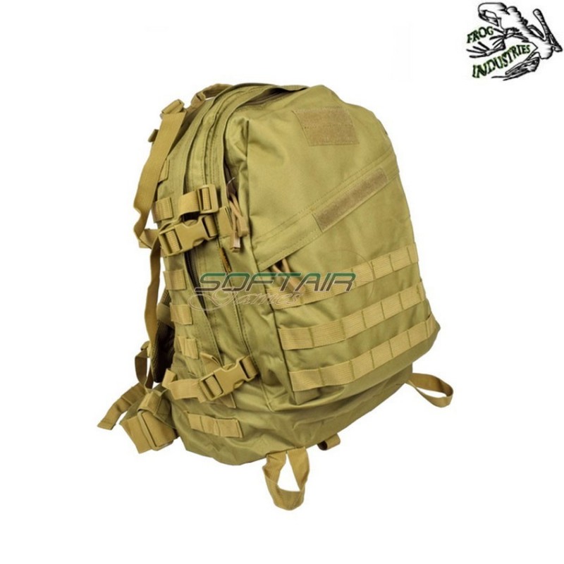 Zaino Tattico 3-day 45lt tan Frog Industries (fi-bk-5043t)