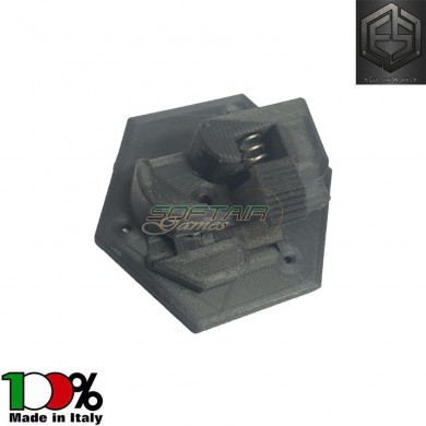 Rigid fast holster MOLLE system for mk23 right version black base e.s. custom works (escw-51)