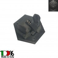 Rigid fast holster MOLLE system for mk23 left version black base e.s. custom works (escw-52)