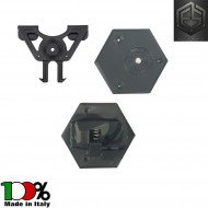 Fondina rigida fast MOLLE system per mk23 versione sinistra black base e.s. custom works (escw-52)