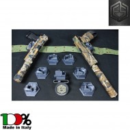 Fondina rigida fast MOLLE system per mk23 versione sinistra black base e.s. custom works (escw-52)