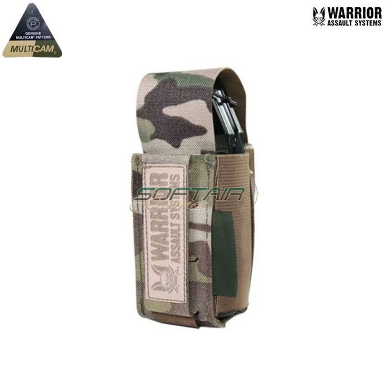 Laser cut Single 40mm Flash Bang pouch MultiCam® Warrior Assault Systems (w-lc-s40-fbp-mc)