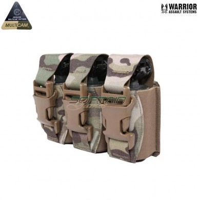 Laser cut tasca triple 40mm Flash Bang MultiCam® Warrior Assault Systems (w-lc-t40-fbp-mc)