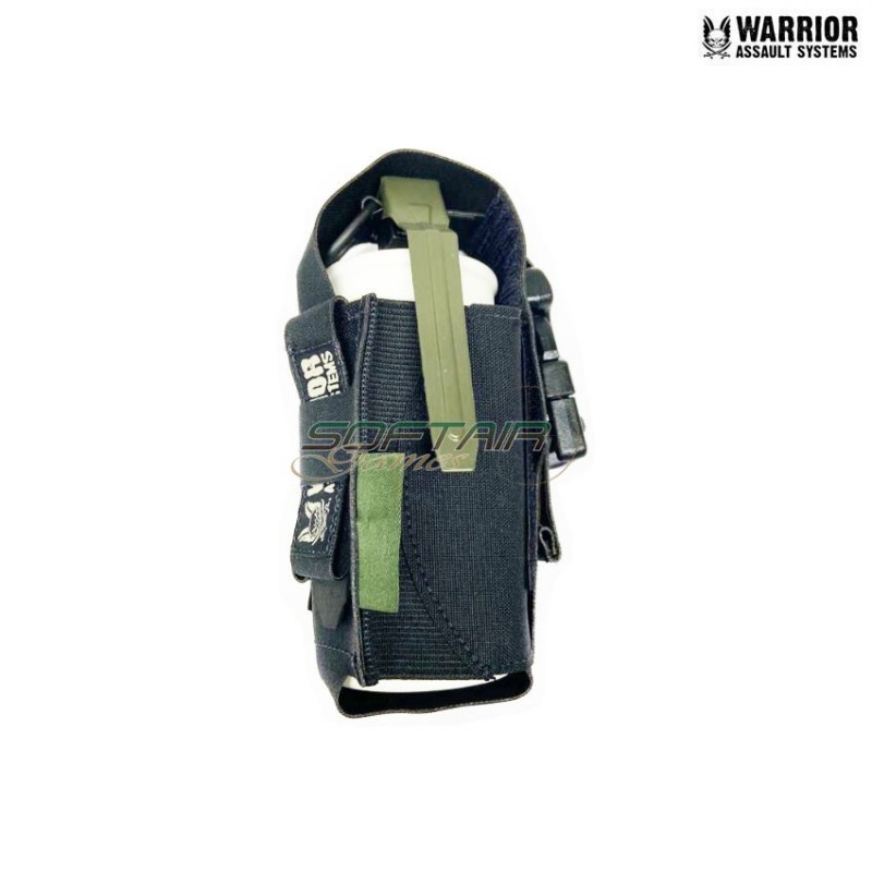 Laser cut tasca smoke grenade Black Warrior Assault Systems (w-lc-sgp-blk)