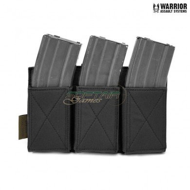 Emp Triple Elastic Magazine Pouch black Warrior Assault Systems (w-eo-temp-blk)
