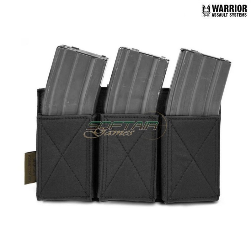 Emp Triple Elastic Magazine Pouch black Warrior Assault Systems (w-eo-temp-blk)