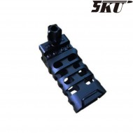 Grip verticale ULTRALIGHT per weaver 20mm BLACK 5ku (5ku-107)