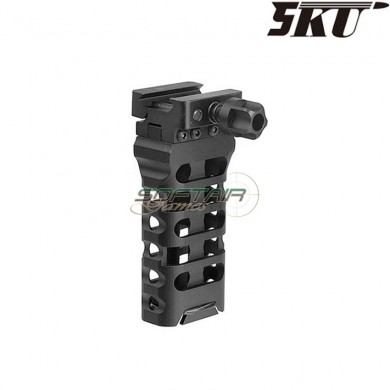 Grip verticale ULTRALIGHT long per weaver 20mm BLACK 5ku (5ku-111)
