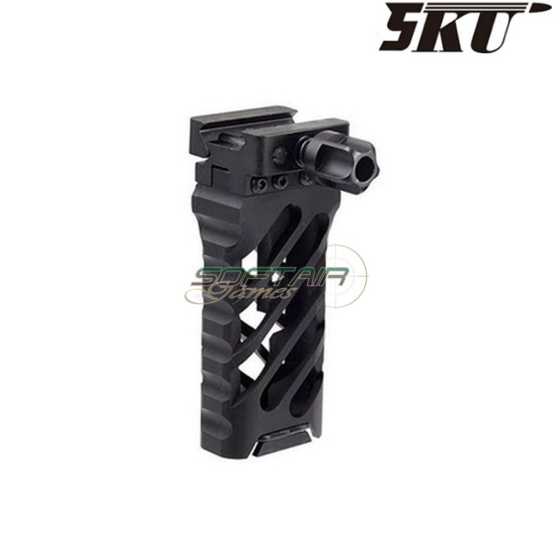 Grip verticale ULTRALIGHT-45 long per weaver 20mm BLACK 5ku (5ku-111-45)