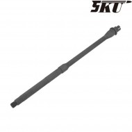Black mid-lenght outer barrel 16" for aeg m4 5ku (5ku-130)