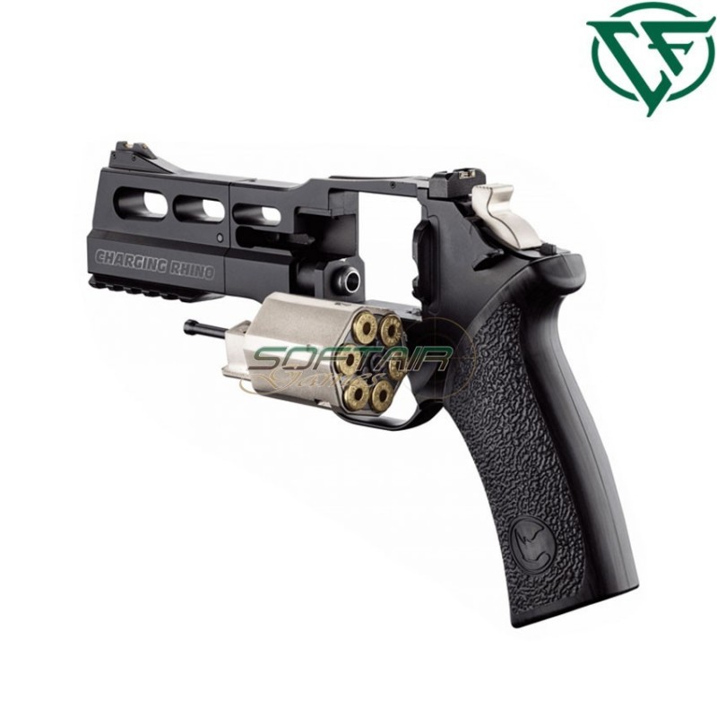 Revolver LIMITED EDITION a co2 full metal black CHARGING RHINO Chiappa Firearms (cf-160-097)