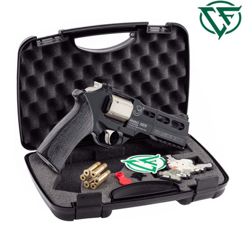 Revolver LIMITED EDITION a co2 full metal black CHARGING RHINO Chiappa Firearms (cf-160-097)