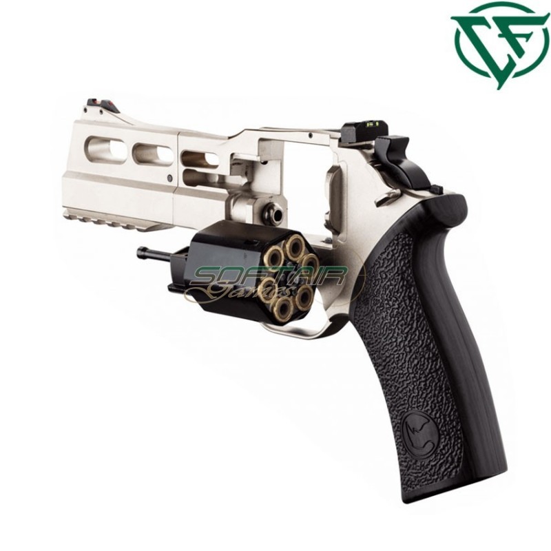 Revolver LIMITED EDITION a co2 full metal silver CHARGING RHINO Chiappa Firearms (cf-160-099)