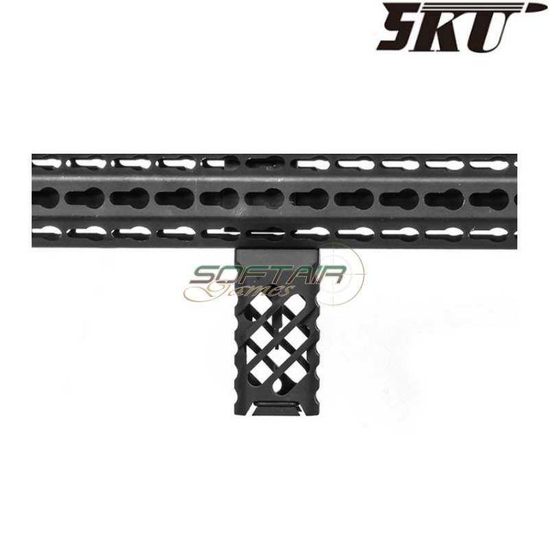 Grip verticale ULTRALIGHT-45 per keymod BLACK 5ku (5ku-193-45)