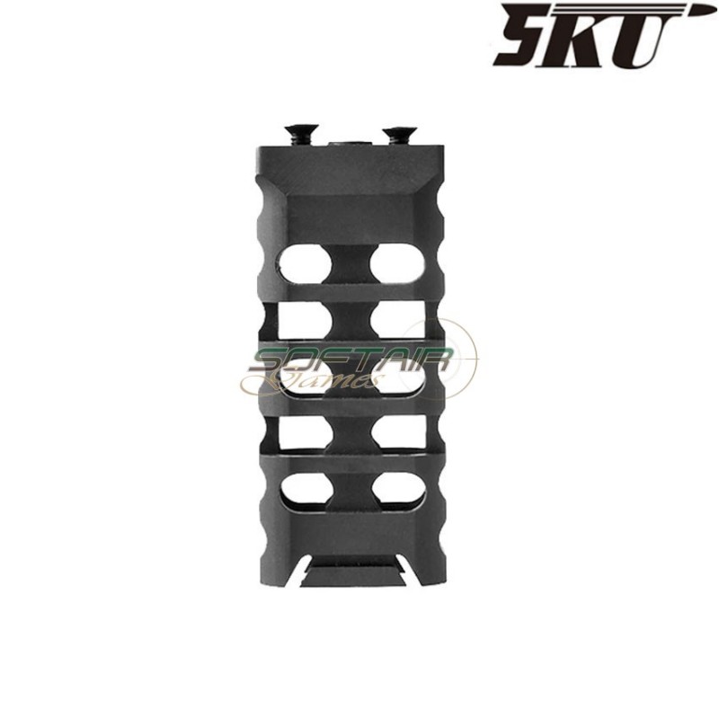 ULTRALIGHT long vertical grip for keymod BLACK 5ku (5ku-194)
