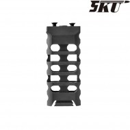 ULTRALIGHT long vertical grip for keymod BLACK 5ku (5ku-194)