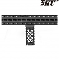 Grip verticale ULTRALIGHT-45 long per keymod BLACK 5ku (5ku-194-45)