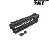 Zenitco b-10 style astina rail inferiore per fucile elettrico ak 5ku (5ku-225)