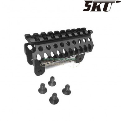 ZENITCO style astina rail B-19 gas tube cover per fucile elettrico ak 5ku (5ku-227)