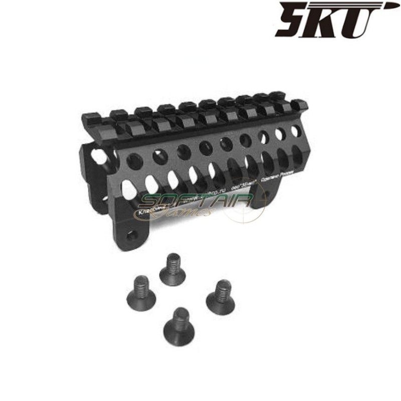 ZENITCO style astina rail B-19 gas tube cover per fucile elettrico ak 5ku (5ku-227)