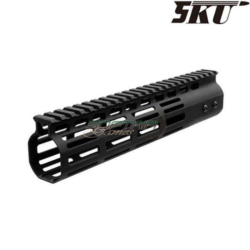 Aluminum nsr 9" LC rail black 5ku (5ku-234-9)