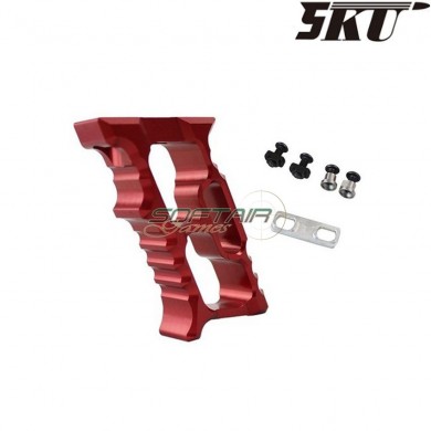 Grip HALO MINIVERT multiuso per keymod & LC red 5ku (5ku-235-r)