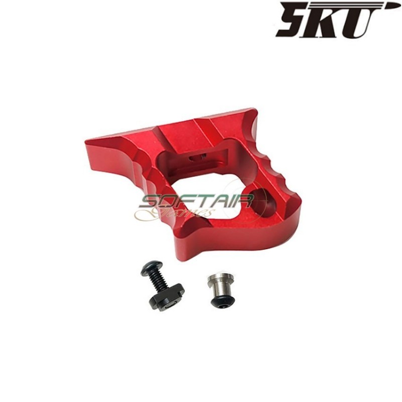 Handstop HALO grip for keymod & LC red 5ku (5ku-236-r)