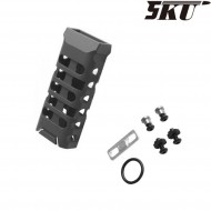 Grip verticale ULTRALIGHT long per keymod & LC BLACK 5ku (5ku-254)