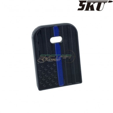 American flag steel magazine base for marui glock gas pistol 5ku (5ku-gb-266)