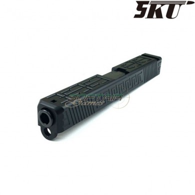 Set Slide & Barrel Zev Style Black Type 2 Per Glock 5ku (5ku-gb-410-b)