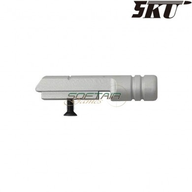 Charging handle for gas pistol g17 silver 5ku (5ku-gb-417-s)