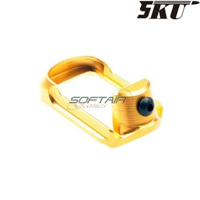 ZEV style compact magwell for pistol marui g17/g18 gold 5ku (5ku-gb-444-g)