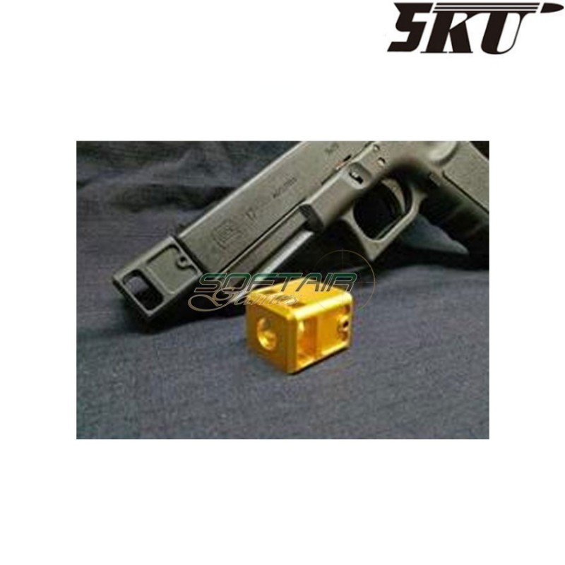 Compensatore gold stubby comp. per pistola g17/g18 5ku (5ku-gb-448-g)