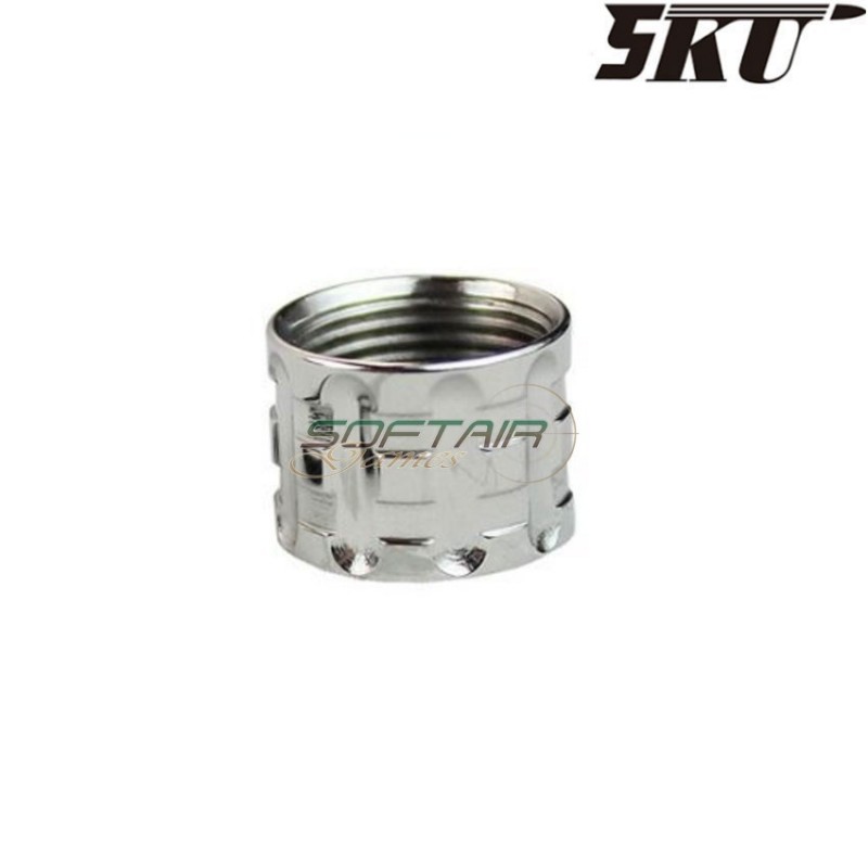 Silver type d cover pistol outer barrel for 14mm ccw 5ku (5ku-gb-451-s)